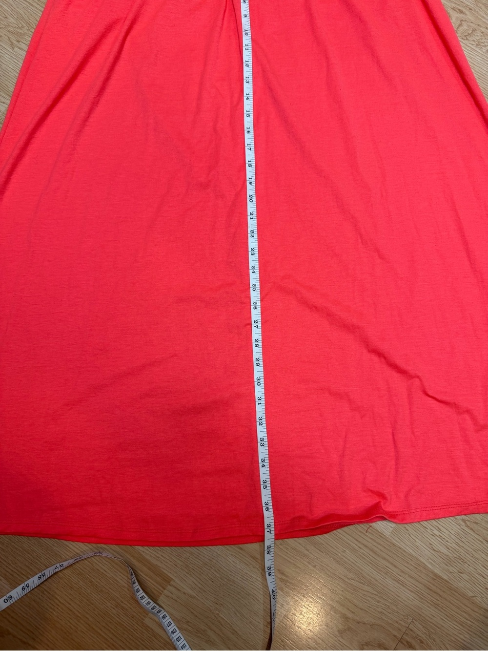 Maurices XL Coral Knit Maxi Skirt Stretch Casual Lounge Summer - Picture 7 of 10